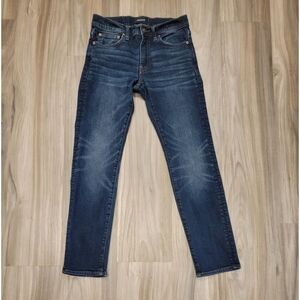 J. Crew Women's Straight Leg Jeans - Dark Wash Blue